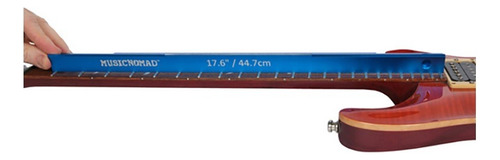 Regla 3n1 Para Diapasón Guitarra Trastes Music Nomad Mn820