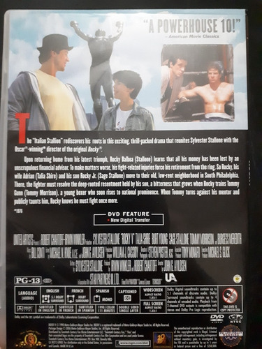 Dvd Rocky Anthology + Rocky Balboa Y Creed (español Latino)