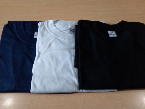 Imagen 5 de 9 de Remera Jersey Lisa 100% Algodón Talle Grandes 8 Al 10