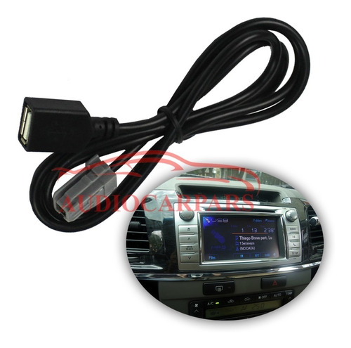 Cabo Adaptador Usb Toyota Hilux Corolla Sw4 Mídia Pioneer