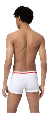 Boxer Hugo Elastico Con Logo Cotton Stretch Suave Original