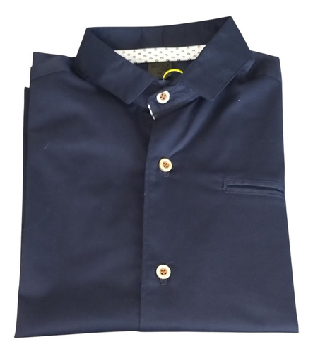 Camisa Azul Marino Para Niños - Estilo Y Comodidad