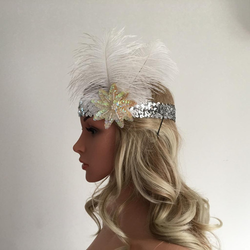 4x Vintage 1920s Cadena Diadema Gran Diadema