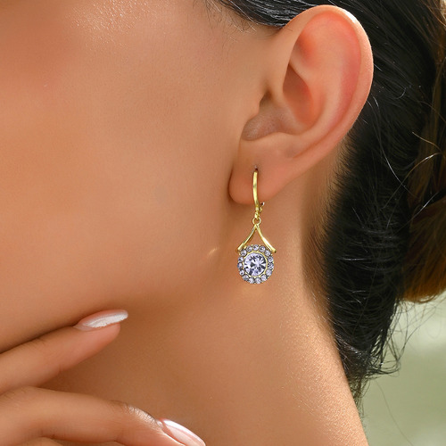 Pendientes Sencillos De Mujer De Estilo Dulce.