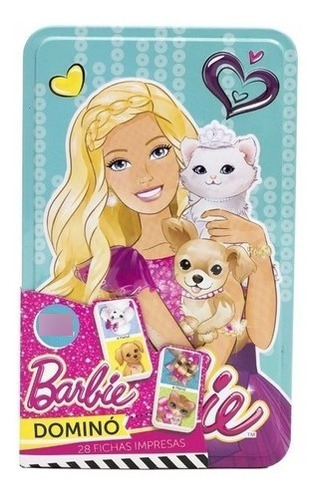 Novelty Corp Domino Tin Barbie