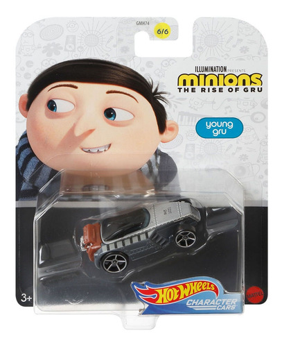 Carros Personagens - Hotwheels - Minions Young Gru Mattel