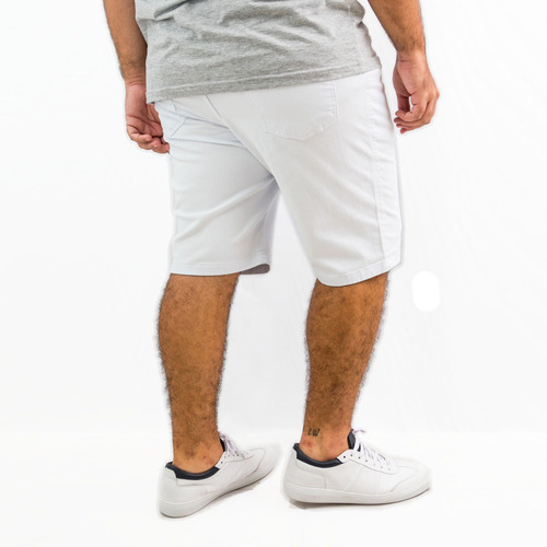 Imagem 2 de 3 de Bermuda Jeans Masculina Colorida Com Lycra Plus Size Tamanho Grande Plus Size Pronta Entrega Perfeita Top