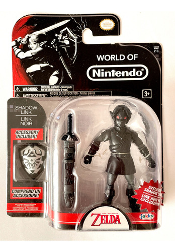 Dark Link Legend Of Zelda World Of Nintendo Jakks 2016 11cms (Usado)