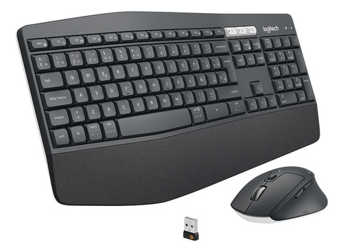 Kit De Teclado Y Mouse Inalámbrico Logitech Mk850 Español 