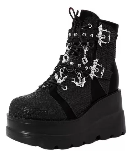 Gothic flat boots discount