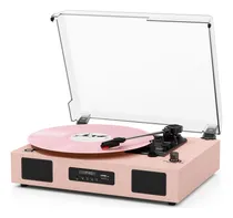 Comprar Reproductor De Discos De Vinilo Bluetooth Inalámbrico Con De