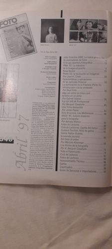 Revista Fotomundo 04/1997 N° 348 V/ Envío (Usado)