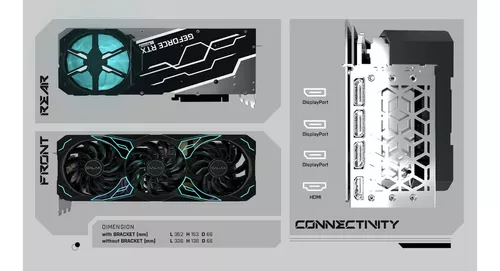 GALAX RTX 4080 16GB GDDR6X 256-bit SG OC Graphics Card