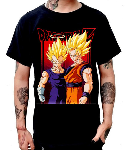 Playera Goku Y Vegeta Ssj Dragon Ball Z Anime Aesthetic