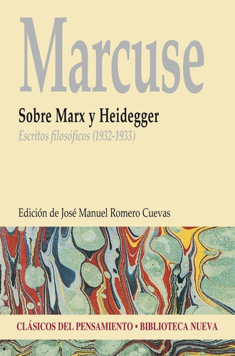 Sobre Marx Y Heidegger - Herbert Marcuse