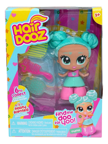 Boneca Colecionavel Hair Dooz Single Color Crystal Multikids
