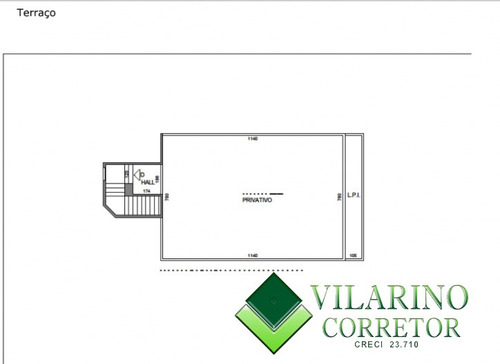 Sala Com Área Privativa - 1621v