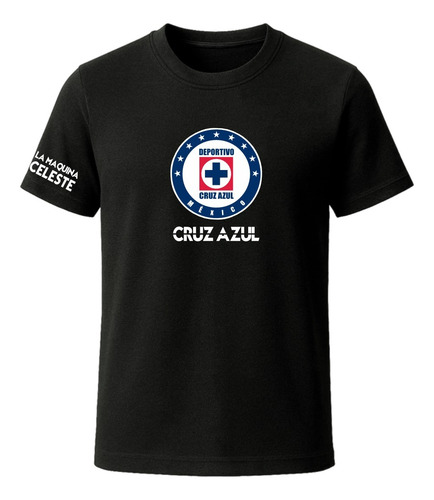 Playera Con Diseño Estampado Cruz Azul La Máquina V2