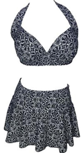 Bikini Top Copa Con Falda Dian Fossey Negro Gl-52 Color Negr