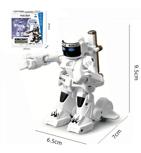 Juguete De Combate De Robot Rc #2 .4g Para Regalo De Niños