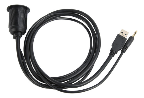 Cabo De Carro Usb Flush Mount 3.0 De 3,5 Mm, Plugue De Trans
