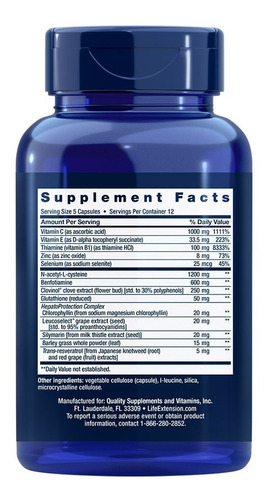 Imagen 2 de 5 de Anti Alcohol Complex Protege De Efectos Nocivos Cápsulas