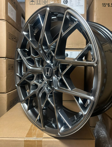 Rines 16 Para Honda Civic Accord 5/114 Hyper Black