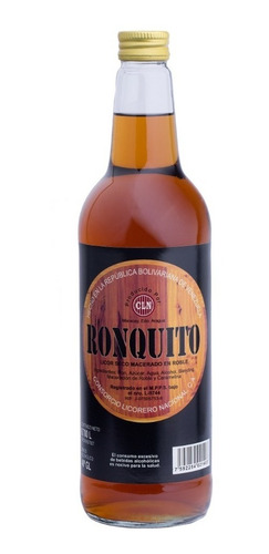 Licor Seco De Ron Ronquito Botella Tree Pack 0,70lt 700ml Lf