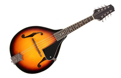 Instrumento Musical De Mandolina De Tilo Sunburst De 8 Cuerd