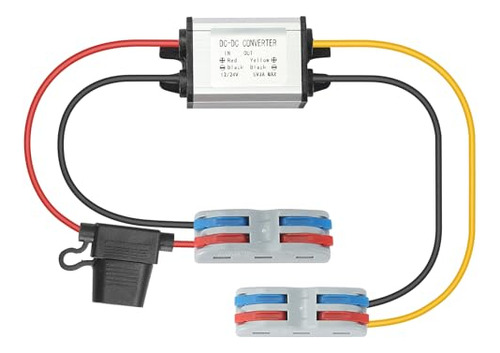 Pack Convertidor Dc/dc 8-32v A 5v Para Automocin Y Led