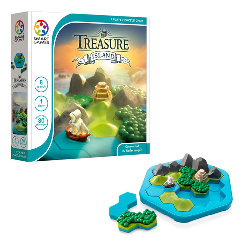 Juego De Deducción Smartgames Treasure Island Para Mayores D