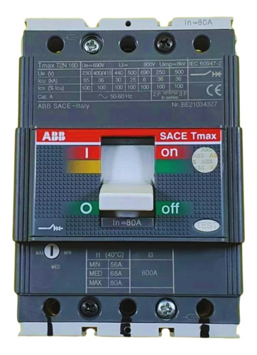 Abb T2n 160 80a Interruptor  Sace Tmax