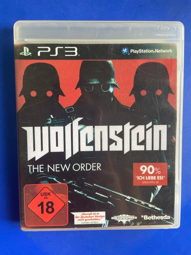 Ps3 Físico Wolfenstein The New Order Original Usado