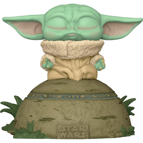 Imagen 2 de 3 de Funko Pop Mandalorian Baby Yoda Grogu #485 Usando Usando La