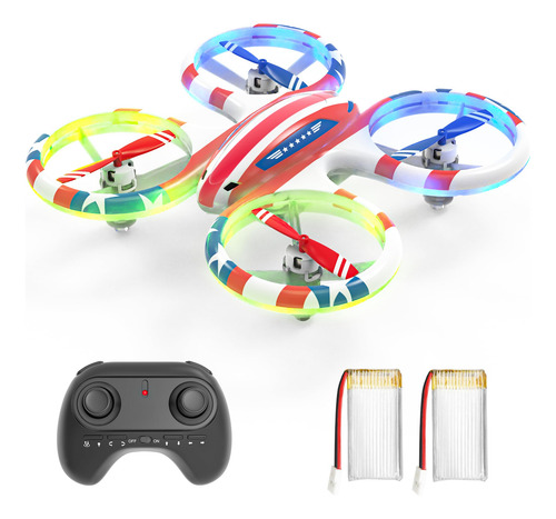 Drone Bezgar Hq051 Para Niños Rc Indoor Con Led 3d Flip De 3
