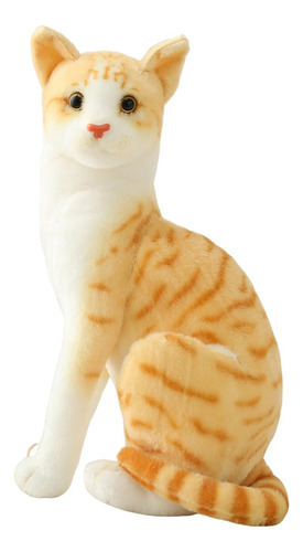 Simulación Gatos Siameses Agradable A La Piel 25cm Estilof