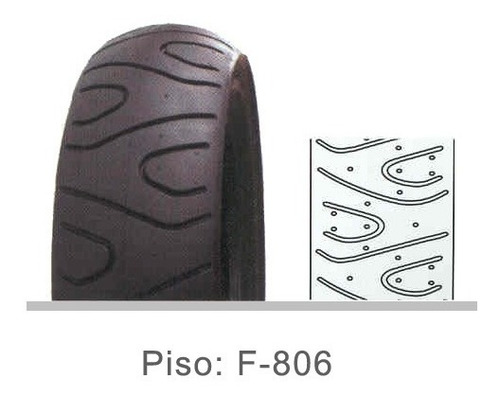 Cubierta Fortune 110-80-17 + 130-70-17 Rpm-1240