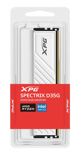 Memoria Ram Xpg Spectrix D35g 8gb Ddr4 3200 Mhz Rgb Blanco