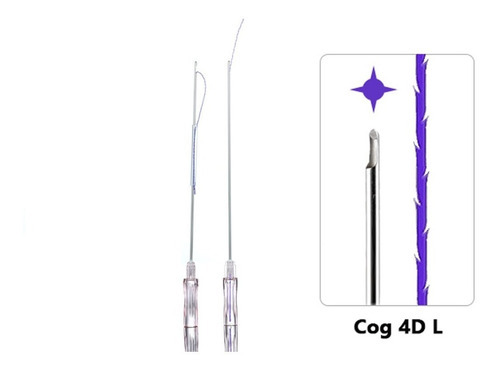 Imagen 3 de 4 de Hilos Tensores Espiculados 4d, Con Cannula En L