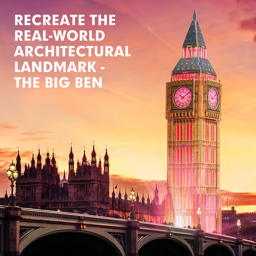 Puzzle 3d - Big Ben Con Luces Led - Cubicfun