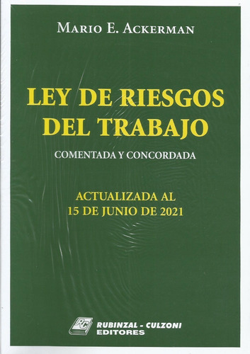 Ley De Riesgos Del Trabajo Ackerman