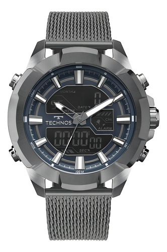 Relógio Technos Masculino Digitech Grafite - Ad1390ab/1a