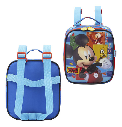 Kit Mochila Infantil Mickey X Grande Lancheira Estojo Xeryus