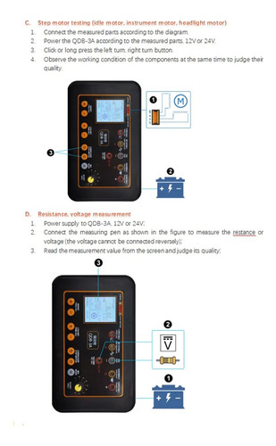G Probador De Bobinas De Encendido Qdb-3a Para Automóviles,