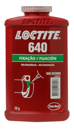 Cola Líquido Loctite 640 - Verde