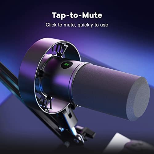 Microfono Dinamico De Grabacion De Podcast Xlr/usb
