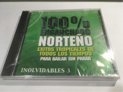100% Enganchado Norteño Éxitos Tropicales Cd Nuevo Cerrado