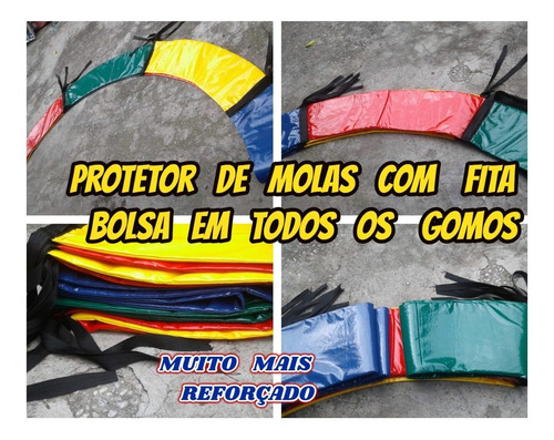 Protetor+rede+12 Isot+12 Pont+3 Degrau P/cama 4.20mts+brinde