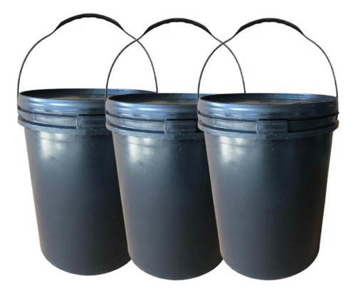 Reciclagem Balde - 3 Pçs