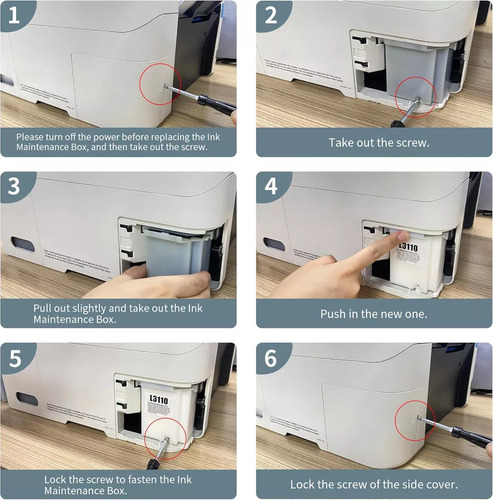 Almohadillas Para Epson L1210 L3210 L3250 L5290